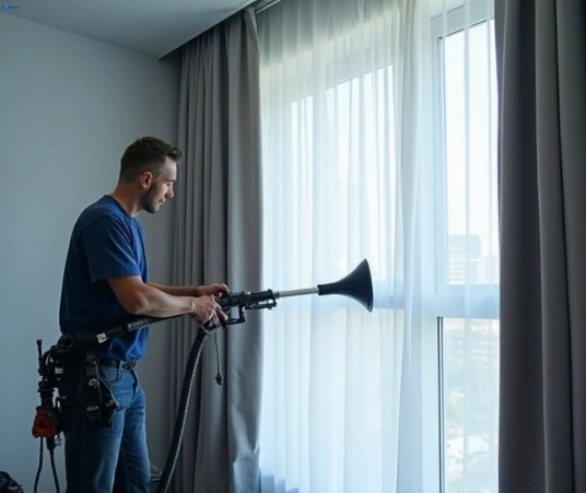 Professional curtain stain removal process equipment Matty Curtain Cleaning underwood